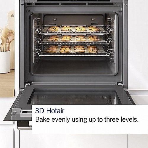 תנור בנוי Bosch בוש דגם HBS534BS0B צבע נירוסטה