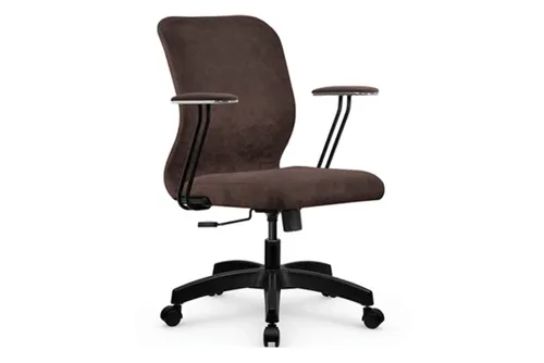 כסא משרדי ידיות קבועות Metta SU-MR-4 קטיפה