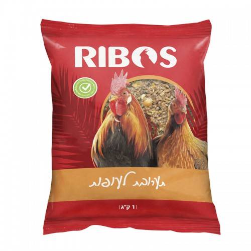 ריבוס תערובת לעופות 1 ק"ג