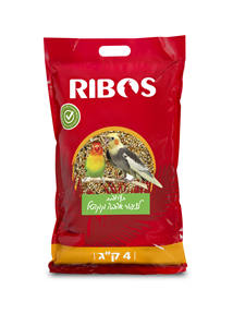 ריבוס תערובת לציפורי אהבה וקוקטייל 4 ק