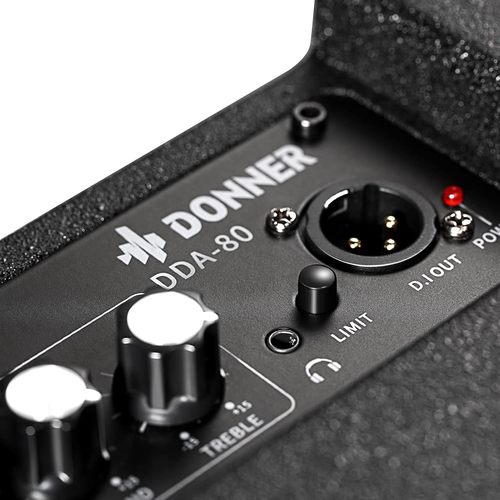 מגבר EC1738 לתופים אלקטרוניים 80W עם חיבור בלוטוס DDA80 מבית DONNER