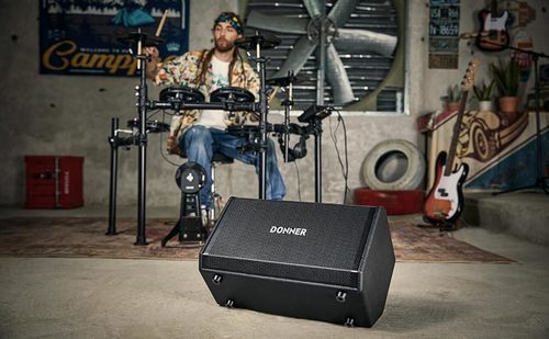 מגבר EC1738 לתופים אלקטרוניים 80W עם חיבור בלוטוס DDA80 מבית DONNER