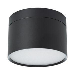 צמוד תקרה צילינדר שחור TOPAZ 15W 3CCT Nisko 
