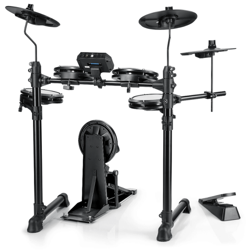 ערכת מערכת תופים אלקטרונית DED-80P + כסא ואוזניות EC6756 מבית DONNER
