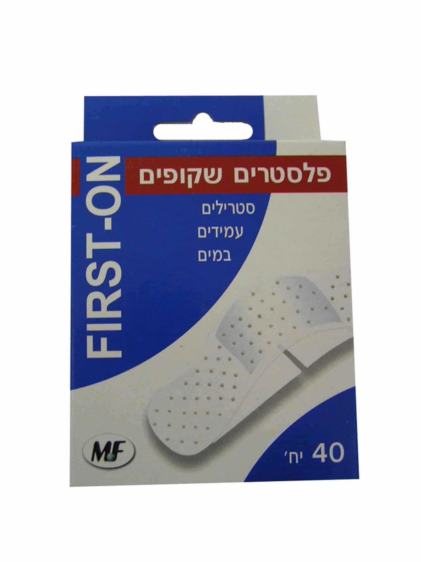 פלסטר – 40 יח’ שקוף / חום