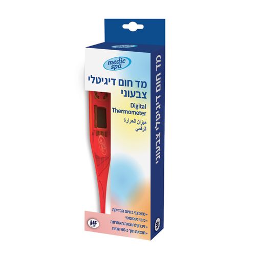 מד חום דיגיטלי צבעוני