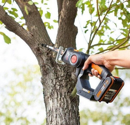 מסור אנכי / חרב נטען  20V מקצועי  משולב [גוף בלבד]  Worx WX550.9