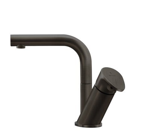 ברז פרח ברבור לכיור גל בר צבע שחור מט 305142OP חמת