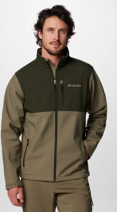 מעיל סופטשל לגברים Ascender Softshell ירוק - Columbia