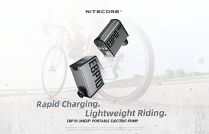 מנפח גלגלים מבית NITECORE לאופנוע/אופניים 