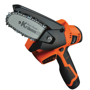 משור שרשרת נטען מקצועי בראשלס 18V ו2 סוללות 2.0Ah