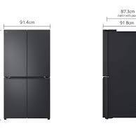 מקרר 4 דלתות 872 ליטר דגם LG GR-929B נירוסטה מושחרת