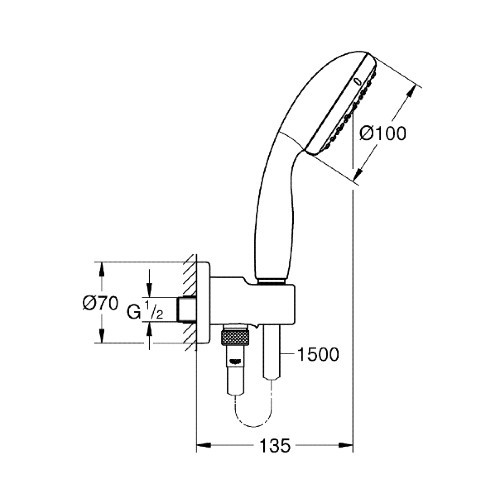  GROHE Tempesta Cosmopolitan 26406001