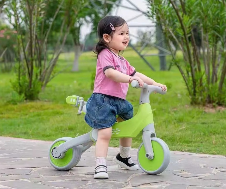 2 ב 1 האופניים הראשונים שלי ואופני איזון ,אופניים לילדים FKL9188 צבע:ירוק