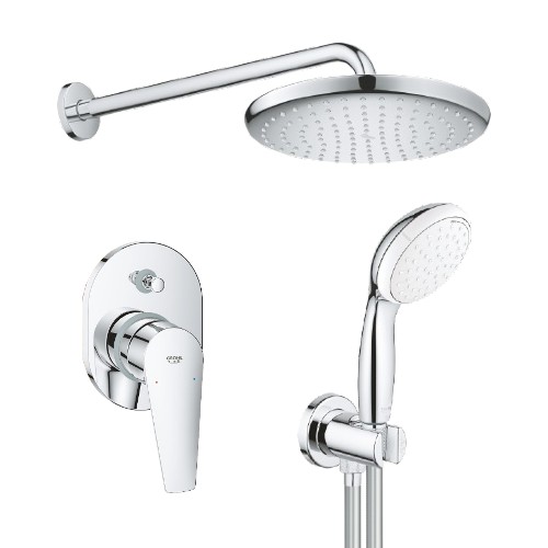 סט 6 חלקים GROHE EDGE מקורי למקלחת | כרום ניקל
