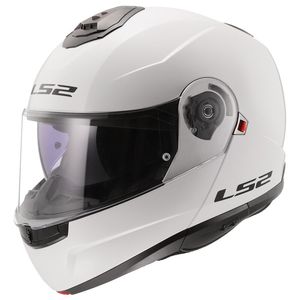 קסדת אל אס 2 סטרוב 2 לבן מבריק -  LS2 FF908 STROBE 2