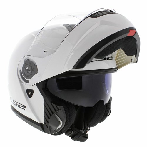 קסדת אל אס 2 סטרוב 2 לבן מבריק -  LS2 FF908 STROBE 2