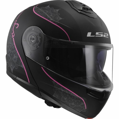 קסדת אל אס 2 סטרוב 2 שחור / ורוד -  LS2 FF908 STROBE 2