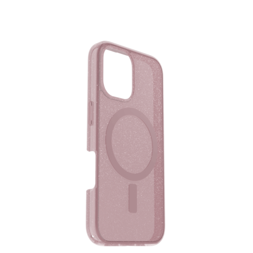 כיסוי לטלפון OtterBox Symmetry MagSafe Iphone 16, ורוד מנצנץ