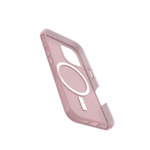 כיסוי לטלפון OtterBox Symmetry MagSafe Iphone 16, ורוד מנצנץ