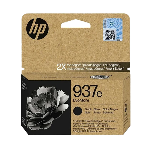 דיו שחור מקורי HP 937e 4S6W9NE (הספק 2,500 דף)