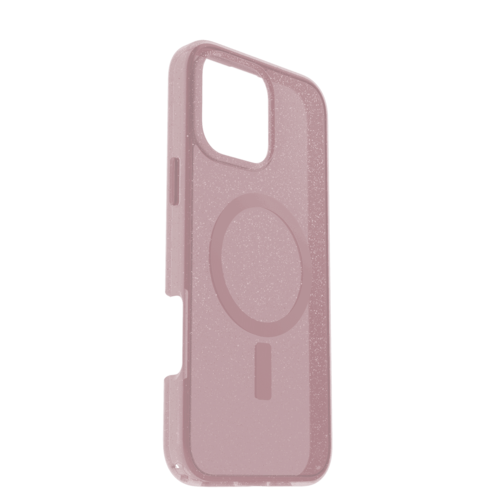 כיסוי לטלפון OtterBox Symmetry MagSafe Iphone 16 Pro Max, ורוד מנצנץ