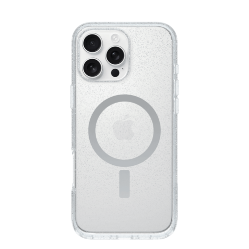 כיסוי לטלפון OtterBox Symmetry MagSafe Iphone 16 Pro Max, שקוף מנצנץ