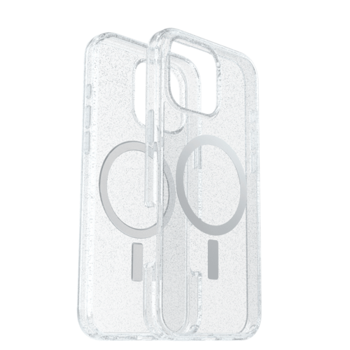 כיסוי לטלפון OtterBox Symmetry MagSafe Iphone 16 Pro Max, שקוף מנצנץ
