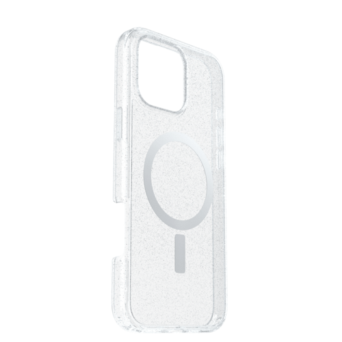 כיסוי לטלפון OtterBox Symmetry MagSafe Iphone 16 Pro Max, שקוף מנצנץ