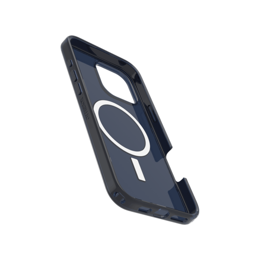 כיסוי לטלפון OtterBox Symmetry MagSafe Iphone 16 Pro Max, שקוף כחול