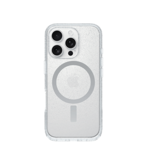 כיסוי לטלפון OtterBox Symmetry MagSafe Iphone 16 Pro, שקוף מנצנץ