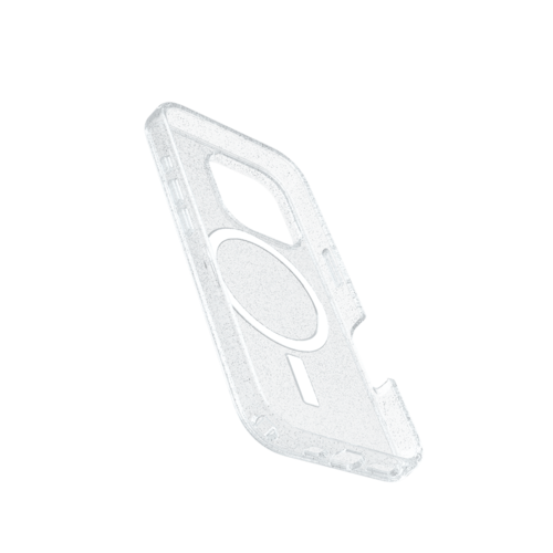 כיסוי לטלפון OtterBox Symmetry MagSafe Iphone 16 Pro, שקוף מנצנץ