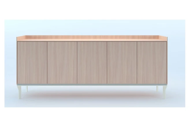 כוננית למשרד FINE CONSOLE רוחב 200 ס``מ