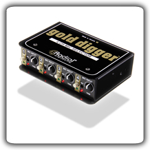 סוויצ'ר מיקרופונים Radial Gold Digger