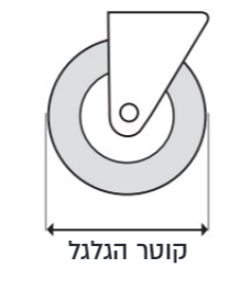 גלגל כתום מחוזק למשקל כבד
