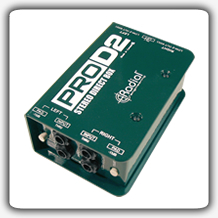 קופסת DI דו ערוצי פאסיבי Radial ProD2