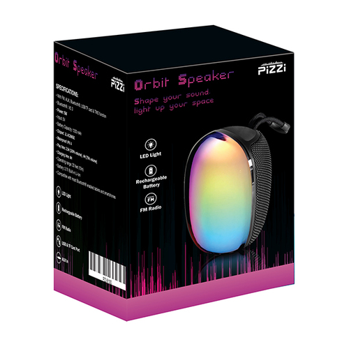 רדיו רמקול Pizzi Orbit עוצמתי 10W סאונד 360 היקפי