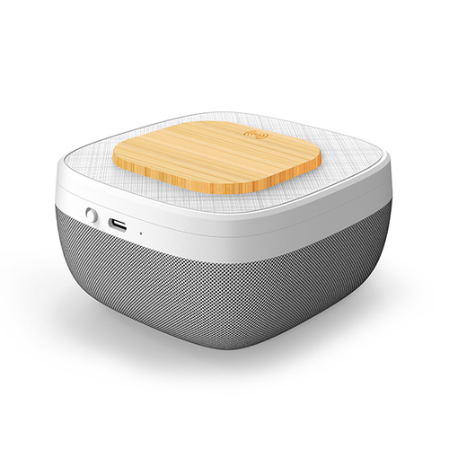 מעמד טעינה אלחוטי 15W משולב עם רמקול Bluetooth איכותי 5W