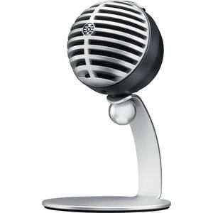 SHURE MOTIV MV5 - מיקרופון דיגיטלי קיבולי שולחני להקלטות - בשני צבעים