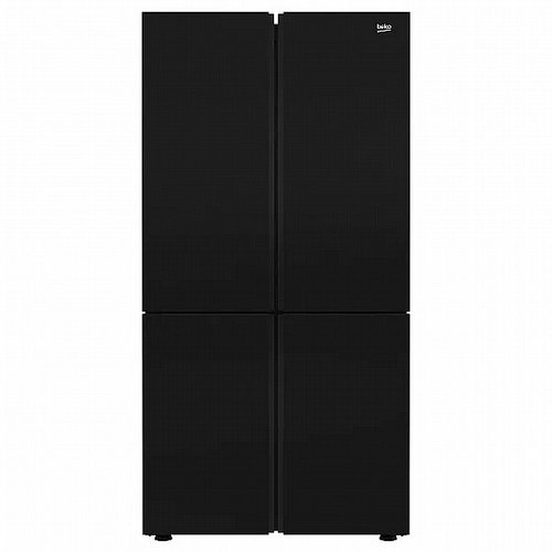 מקרר 4 דלתות 572 ליטר דגם GN1406222GB בקו Beko זכוכית שחורה