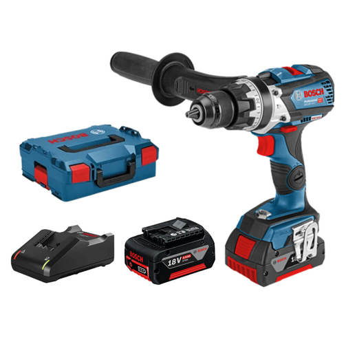 סט מברגה/מקדחה רוטטת נטענת 18V דגם BOSCH GSB 18V-110 C
