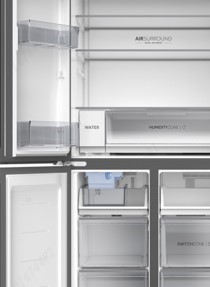  מקרר 4 דלתות HAIER 504L דגם HRF-5800BS שחור