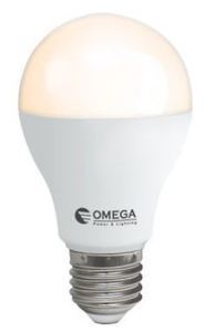 נורת לד A60 בסיס E27 אור חם Omega