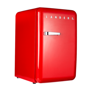 מקרר משרדי רטרו אדום 70 ליטר דגם LA70R מבית LANDERS