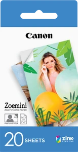 דפי פוטו מקוריים Canon ZP-2030-20 גודל 5x7.6 ס"מ (כמות 20 באריזה)