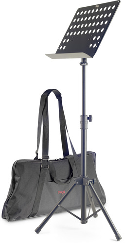 עמוד תווים מסיבי עם נרתיק STAGG MUS-C5 T+B