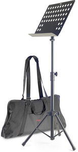 עמוד תווים מסיבי עם נרתיק STAGG MUS-C5 T+B