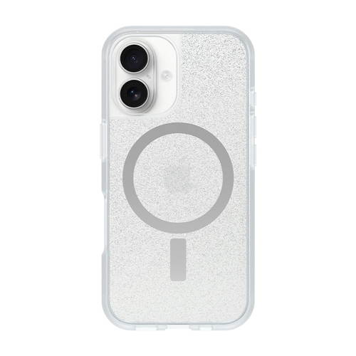כיסוי לאייפון 16 תומך MagSafe שקוף נצנצים OtterBox React