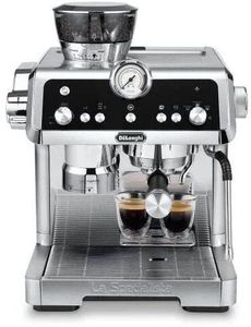 מכונת קפה ידנית חכמה Delonghi La Specialista Prestigio EC9355.M כסוף