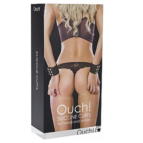 סט אזיקים מסיליקון לידיים או לרגליים | Shots - Ouch Silicone Cuff
